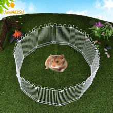 Load image into Gallery viewer, 8/12Pcs Hamster Fence Iron Cage Multifunctional Small Pet Fencing Rabbits Hedgehogs Guinea Pigs Fences 2Size