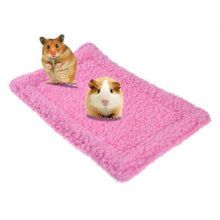 Load image into Gallery viewer, Coral fleece Warm Sleep Mat Pad Cushion For Hamster Mice Rats
