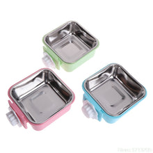 Load image into Gallery viewer, Stainless steel bowl for cage