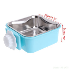 Load image into Gallery viewer, Stainless steel bowl for cage