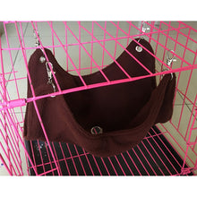 Load image into Gallery viewer, Pet Hanging Bed Warm Plush Cloth Hamster Chinchilla Guinea Pig Rabbit Hammock Cage Accessories Pet Toys S M L