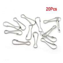 Load image into Gallery viewer, 20 Pcs Pet Rat Hammock Clips Metal Hooks Lanyard Cage Accessories stainless steel Hooks Holder Bed hanger